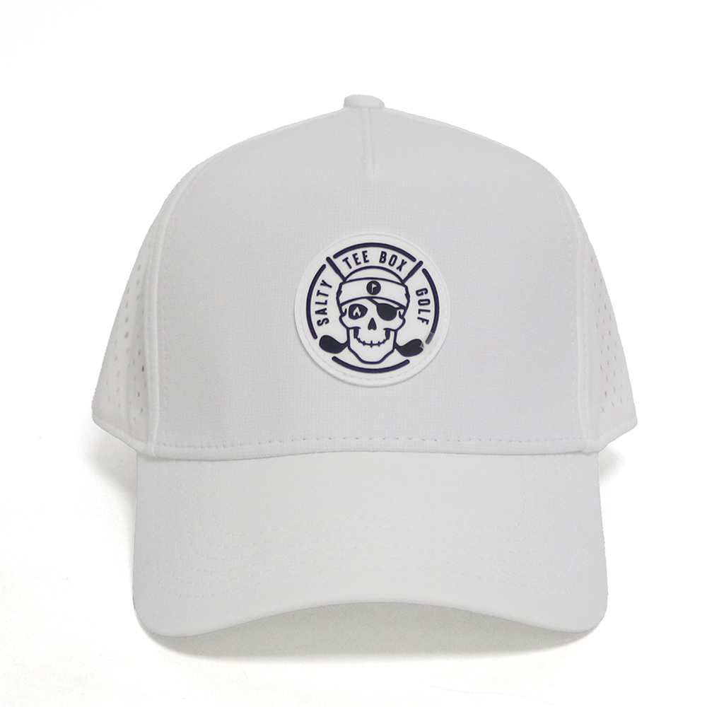 The Leeward golf hat - white - front view
