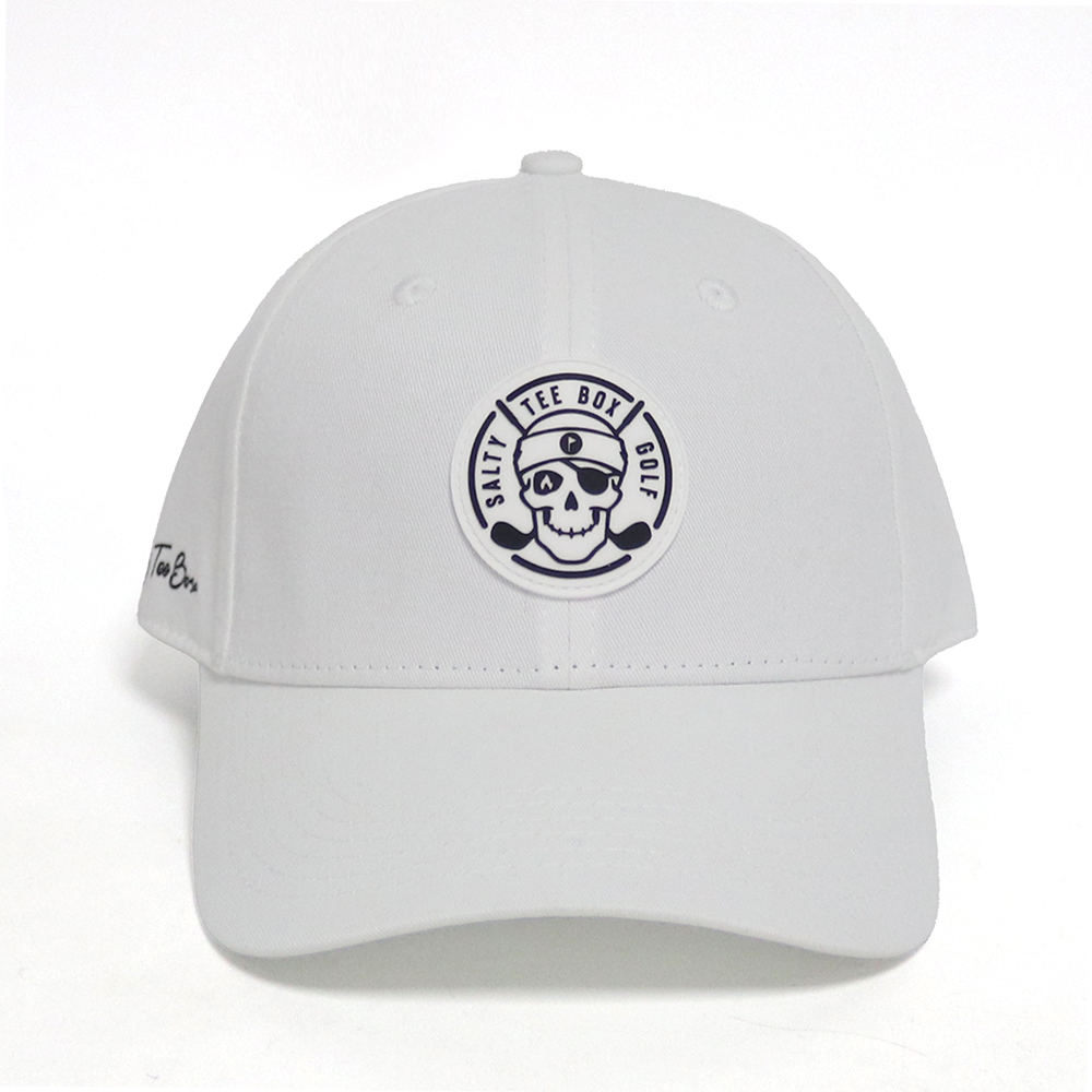 The Clipper golf hat - white - front view